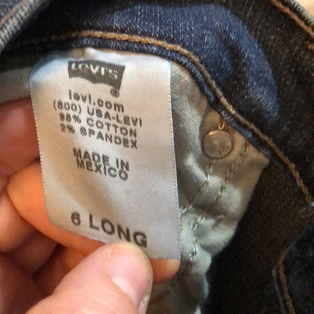Levi’s Boot Cut 515 Jeans size 6 long - Picture 8 of 8